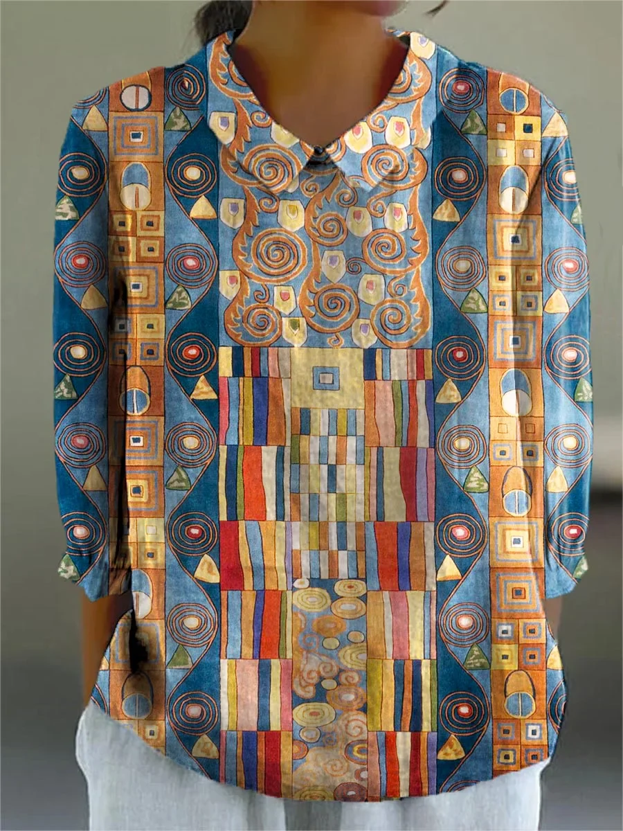 Aisley - Creative Twist Casual Spring Shirt