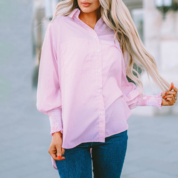 Astrid – Effortless Elegance with Button-Up Shirt