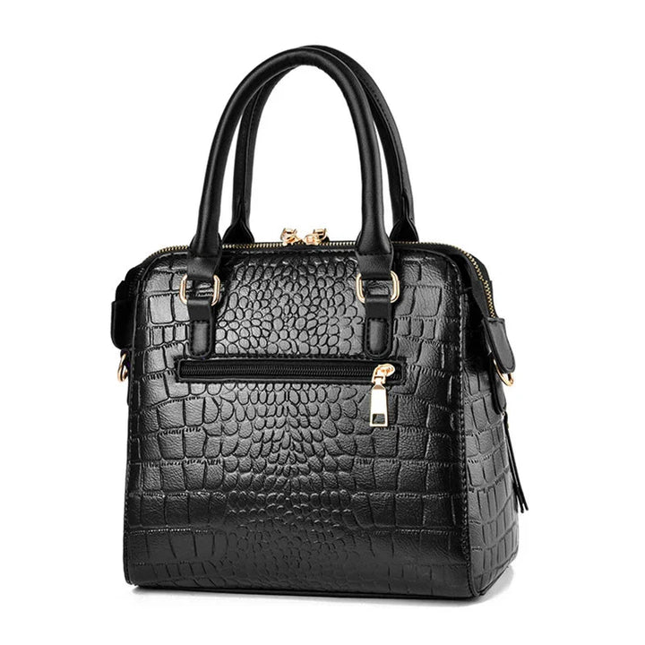 Perla - Luxury Crocodile Pattern Handbag