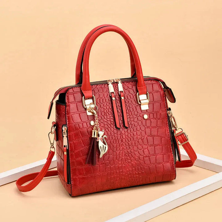 Perla - Luxury Crocodile Pattern Handbag