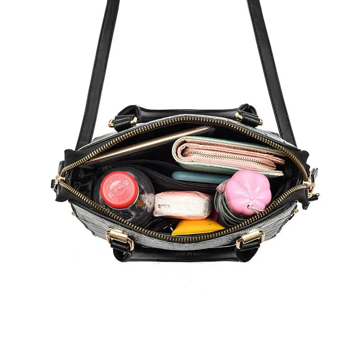 Perla - Luxury Crocodile Pattern Handbag