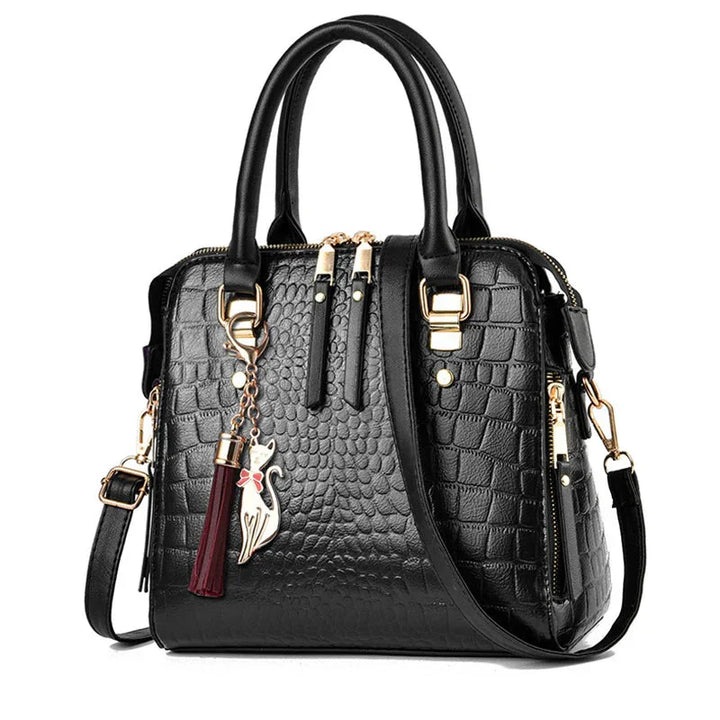 Perla - Luxury Crocodile Pattern Handbag