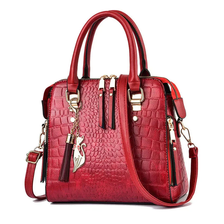 Perla - Luxury Crocodile Pattern Handbag